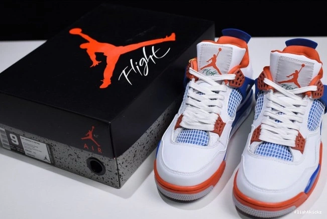 Jordan Air Bright 4 Blue 308497-171 White Crimson-Royal 1001